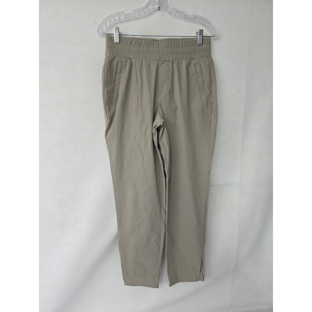 Modern Ambition Womens Technical Jogger Pants Khaki Tan Size S Elastic Waist